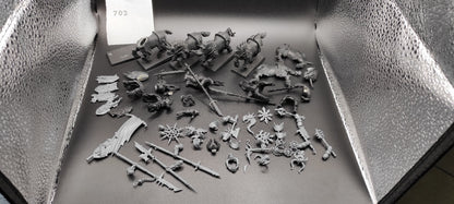 (5) Chaos Knights Warriors of Chaos Warhammer Fantasy Miniatures -2464-
