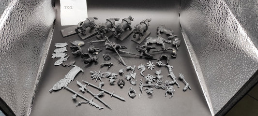 (5) Chaos Knights Warriors of Chaos Warhammer Fantasy Miniatures -2464-
