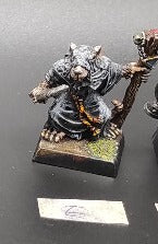 (1) Plague Monk Metal Skaven Warhammer Fantasy Miniatures -1468-