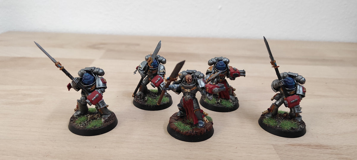 (5) Grey Knight Strike Squad Warhammer 40k -1727-