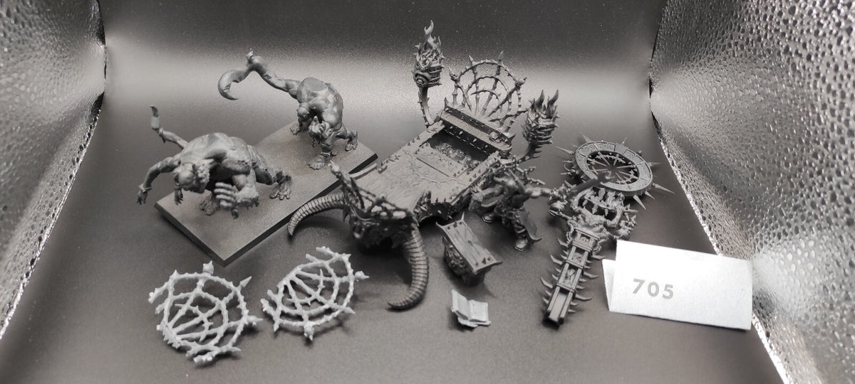 (1) Chaos Warshrine Warriors of Chaos Warhammer Fantasy Miniatures -2467-
