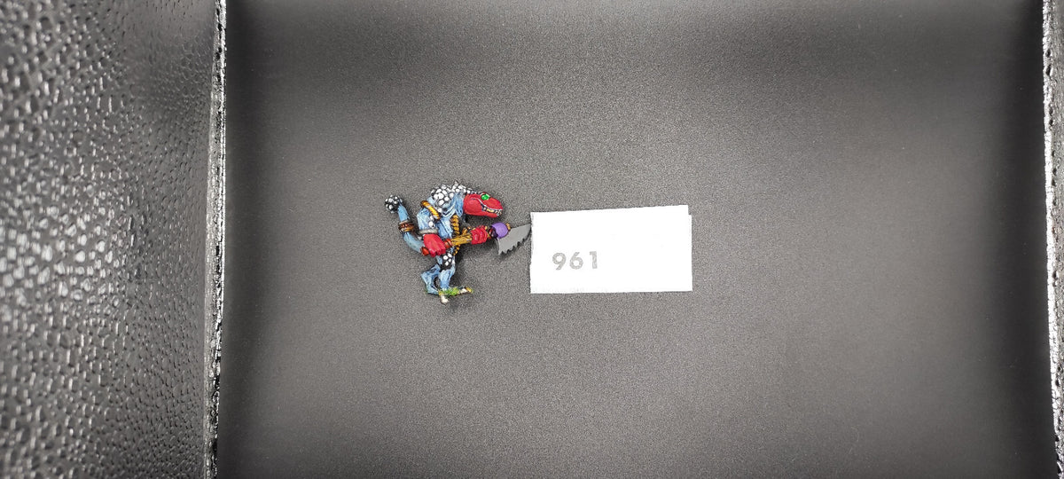 (1) Kroxigor OOP METAL Lizardmen Warhammer Fantasy Miniatures -1044-