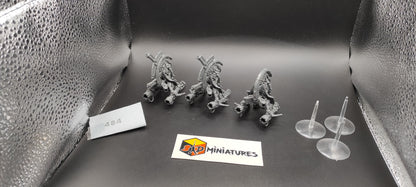 (3) Tomb Blades Necrons Warhammer 40k -1412-