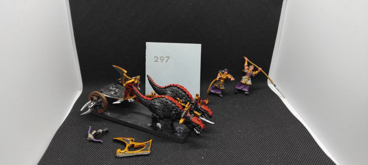 (1) Drakespawn Chariot OOP Dark Elves Warhammer Fantasy Miniatures -1674-