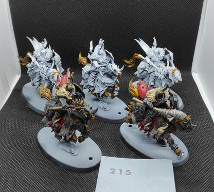 (5) Chaos Knights Slaves to Darkness Warhammer Age of Sigmar Miniatures -1330-