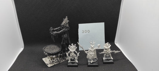 (4) Cauldron of Blood Metal OOP Dark Elves Warhammer Fantasy Miniatures -1675-