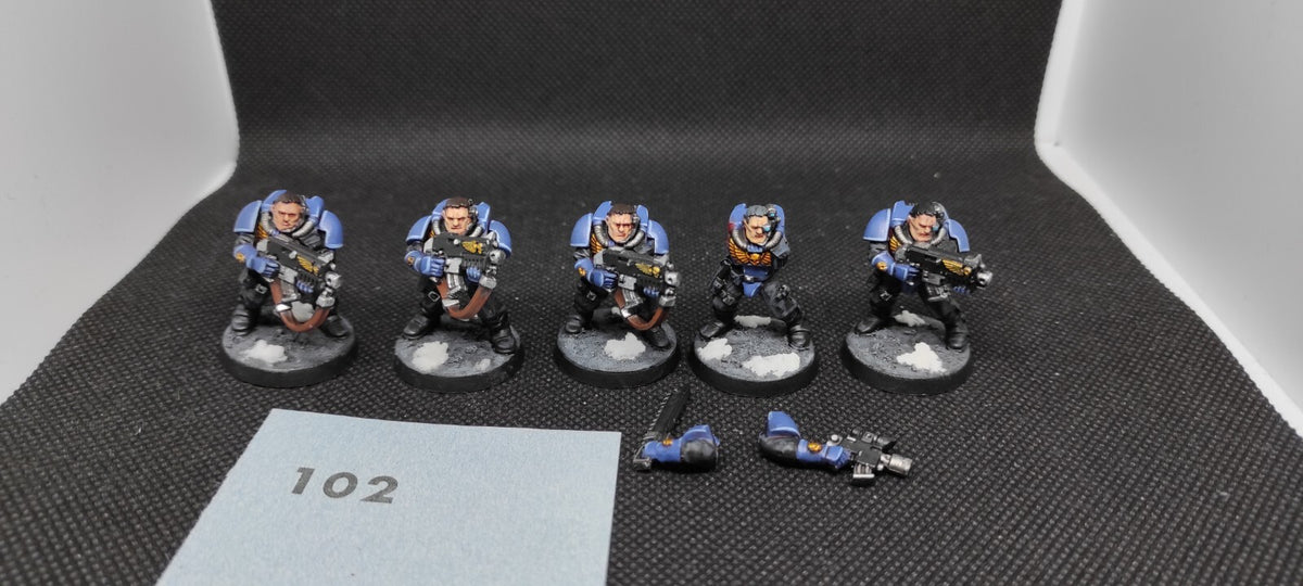 (5) Scouts Ultramarines Space Marines Warhammer 40k -2427-