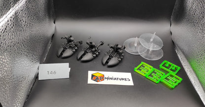 (3) Lokhust Destroyer Squadron Necrons Warhammer 40k -1417-