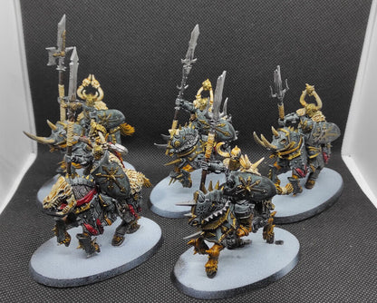 (5) Chaos Knights OOP Warriors of Chaos Warhammer Fantasy Miniatures -1331-