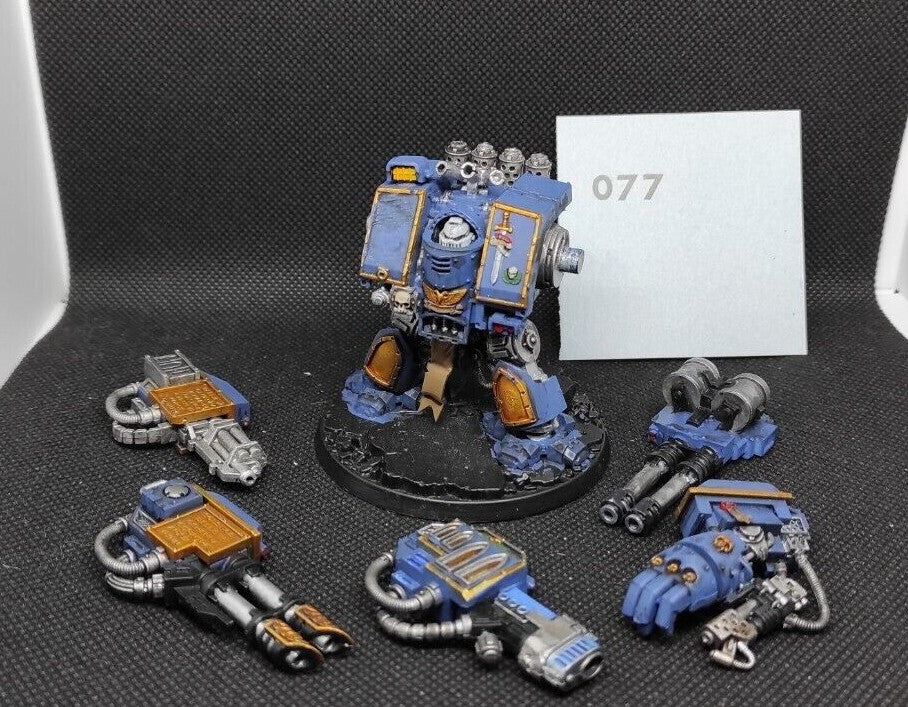 (1) Venerable Dreadnought Ultramarines Space Marines Warhammer 40k -2429-