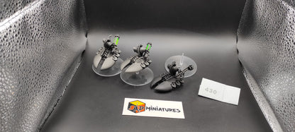 (3) Lokhust Destroyer Squadron Necrons Warhammer 40k -1418-