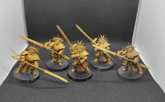 (5) Protectors Stormcast Eternals AoS Warhammer Age of Sigmar Miniatures -1779-