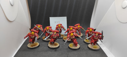 (10) Assault Intercessors Painted Blood Angels Space Marines Warhammer 40k -2259-