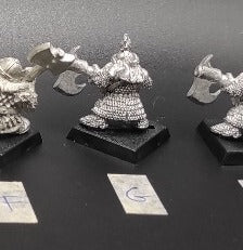(1) Dwarf Clansmen Axe Warhammer Fantasy Miniatures -1106-