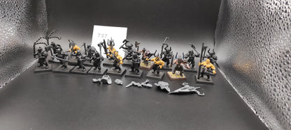 (18) Chaos Marauders Warriors of Chaos Warhammer Fantasy Miniatures -2478-