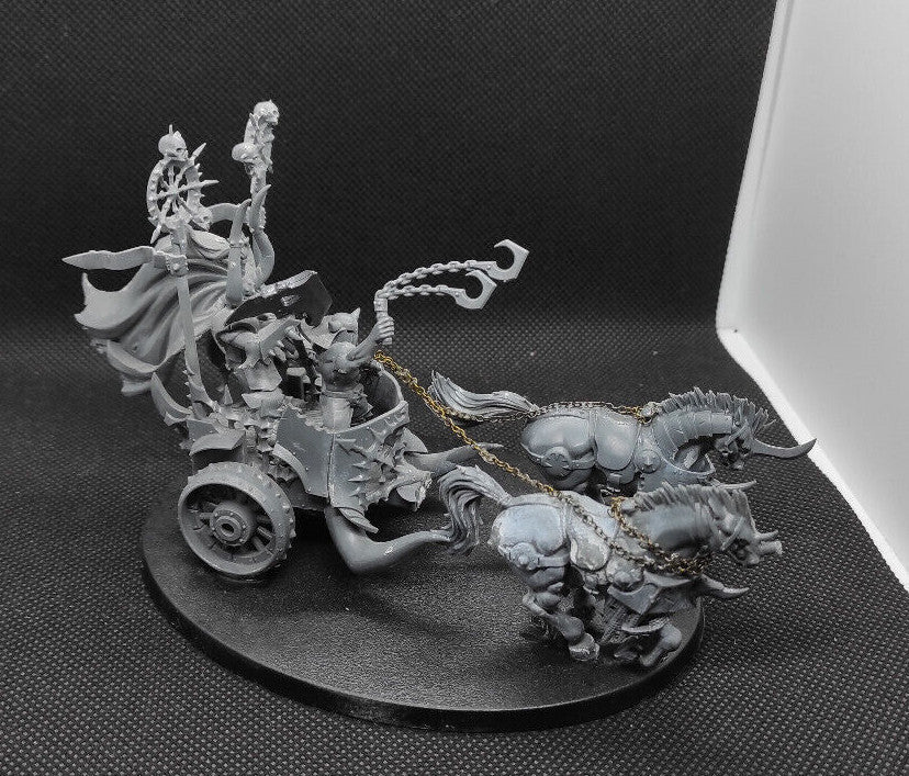 (1) Chaos Chariot Slaves to Darkness Warhammer Age of Sigmar Miniatures -1333-