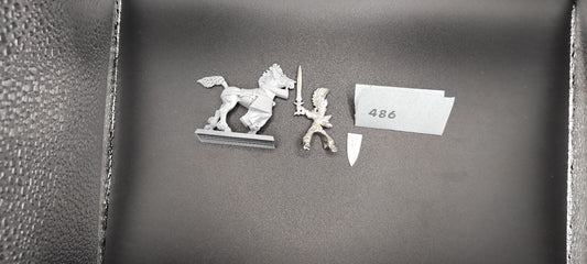 (1) Elven Lord Prince on Horse OOP High Elves Warhammer Fantasy Miniatures -2332-