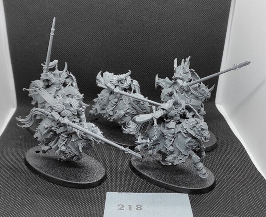 (5) Chaos Knights Slaves to Darkness Warhammer Age of Sigmar Miniatures -1334-