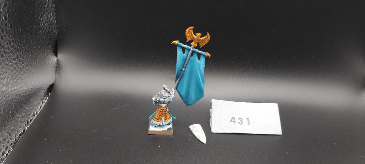 (1) Elven Prince Standard Bearer High Elves Warhammer Fantasy Miniatures -2333-