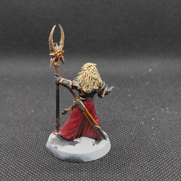 (1) Chaos Sorcerer Slaves to Darkness Warhammer Age of Sigmar Miniatures -1335-