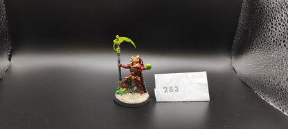 (1) Necron Overlord Resurrection Orb and Scythe Warhammer 40k -1426-
