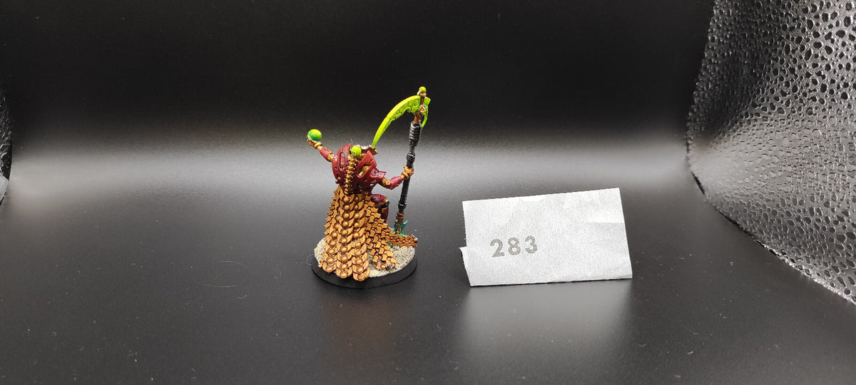 (1) Necron Overlord Resurrection Orb and Scythe Warhammer 40k -1426-