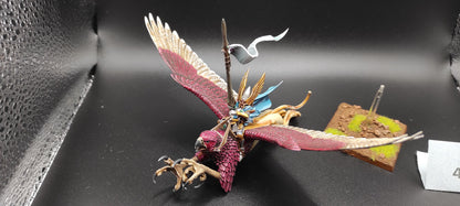 (1) Elven Prince Lord on Griffon High Elves Warhammer Fantasy Miniatures -2335-