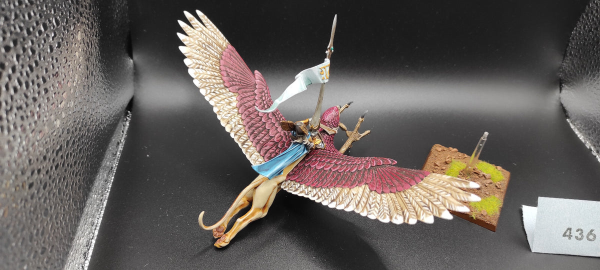 (1) Elven Prince Lord on Griffon High Elves Warhammer Fantasy Miniatures -2335-