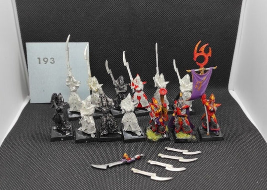 (13) Executioners Metal OOP Dark Elves Warhammer Fantasy Miniatures -1684-