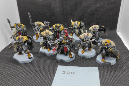 (10) Chaos Warriors Slaves to Darkness Warhammer Age of Sigmar Miniatures -1337-