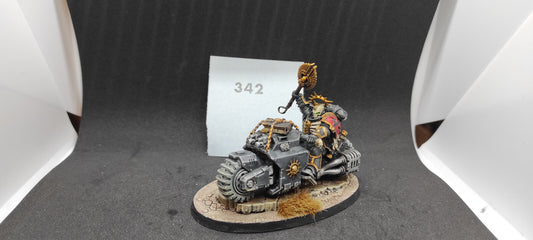 (1) Primaris Chaplain on Bike Painted Space Marines Warhammer 40k -2263-