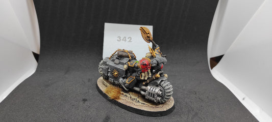 (1) Primaris Chaplain on Bike Painted Space Marines Warhammer 40k -2263-