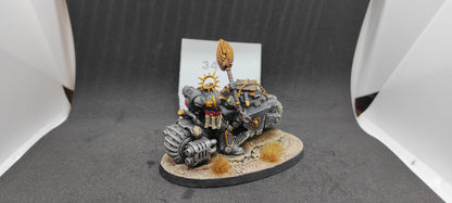 (1) Primaris Chaplain on Bike Painted Space Marines Warhammer 40k -2263-