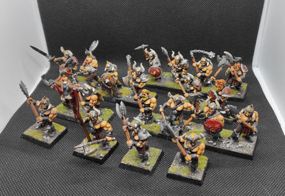 (20) Chaos Marauders Painted Warriors of Chaos Warhammer Fantasy Miniatures -1342-