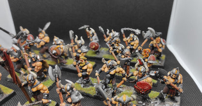 (20) Chaos Marauders Painted Warriors of Chaos Warhammer Fantasy Miniatures -1342-