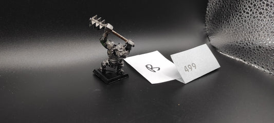 (1) Black Orc METAL Orcs & Goblins Warhammer Fantasy Miniatures -1594-
