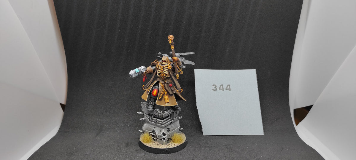 (1) Primaris Chaplain Converted Painted Space Marines Warhammer 40k -2265-