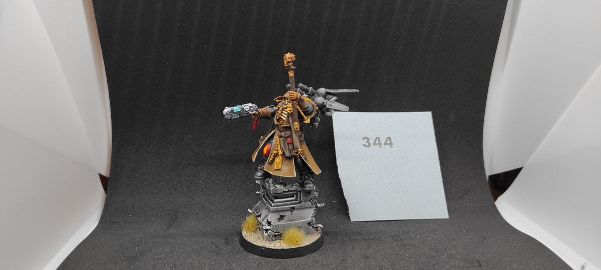 (1) Primaris Chaplain Converted Painted Space Marines Warhammer 40k -2265-