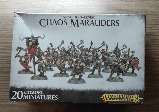 (20) Chaos Marauders Sealed NEW Warriors of Chaos Warhammer Fantasy Miniatures -1343-