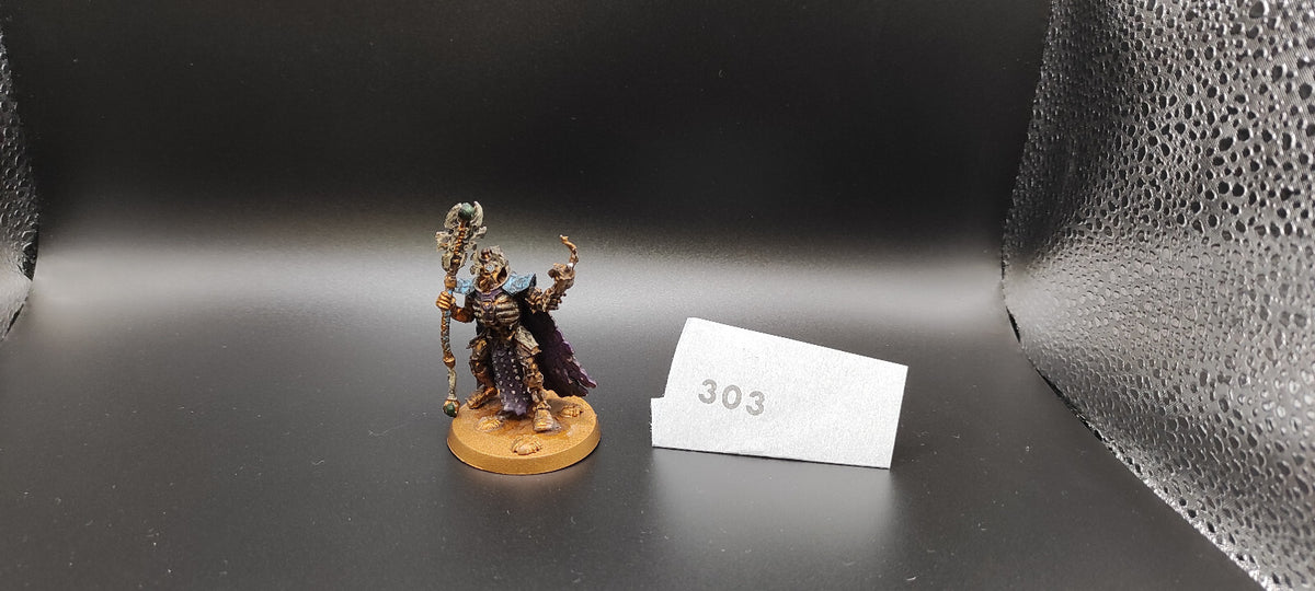 (1) Imotekh the Stormlord FINECAST Necrons Warhammer 40k -1434-