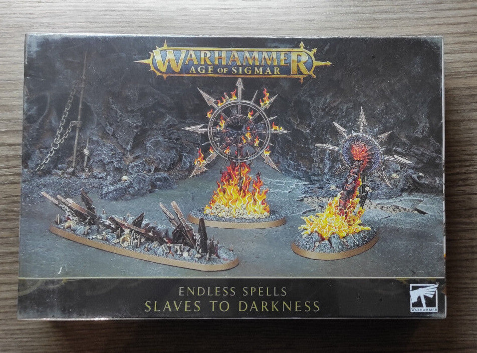 (3) Endless Spells: Slave to Darkness Sealed New Warhammer Age of Sigmar Miniatures -1344-