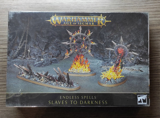 (3) Endless Spells: Slave to Darkness Sealed New Warhammer Age of Sigmar Miniatures -1344-