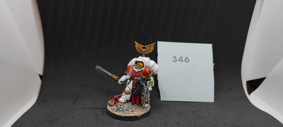 (1) Sanguinary Priest W/Jump Pack Converted Painted Blood Angels Space Marines Warhammer 40k -2267-