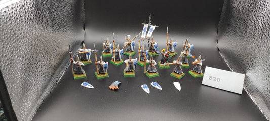 (16) Elves Spearman Guards High Elves Warhammer Fantasy Miniatures -2349-
