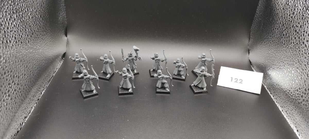 (10) Elven Archers Guard High Elves Warhammer Fantasy Miniatures -2355-