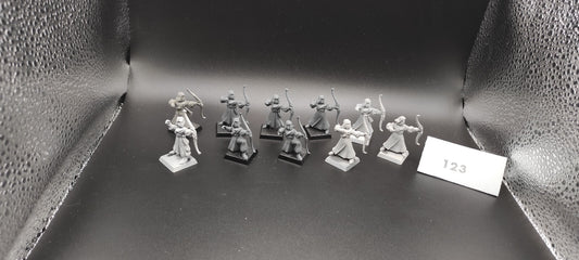 (10) Elven Archers Guard High Elves Warhammer Fantasy Miniatures -2356-