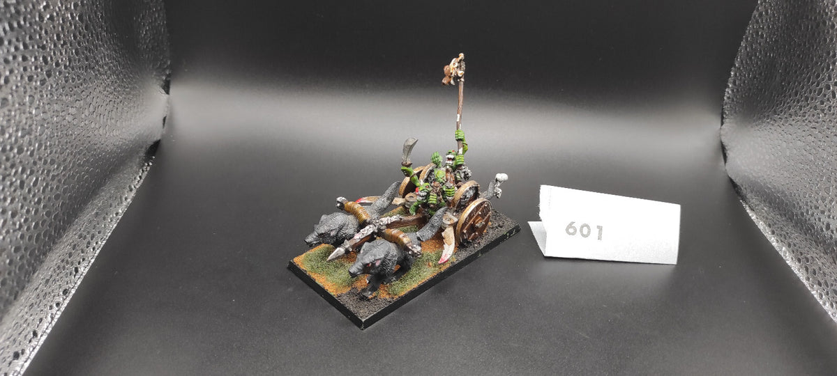 (1) Goblin Chariot Metal Orcs & Goblins Warhammer Fantasy Miniatures -1606-