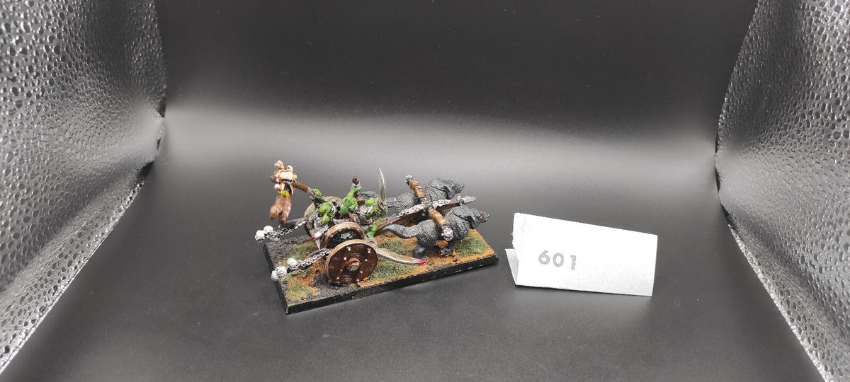 (1) Goblin Chariot Metal Orcs & Goblins Warhammer Fantasy Miniatures -1606-