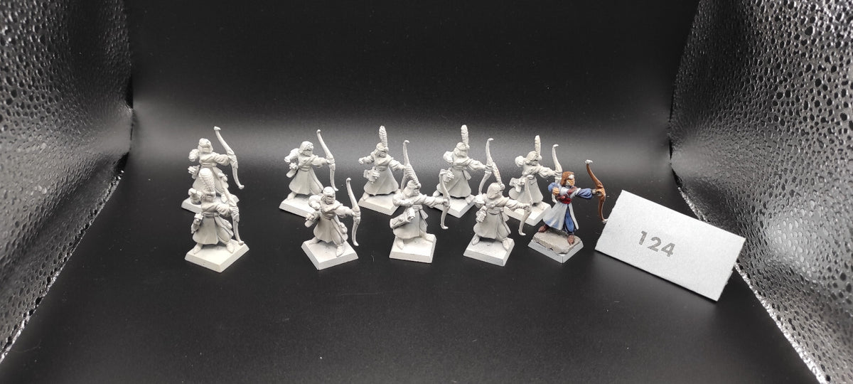 (10) Elven Archers Guard High Elves Warhammer Fantasy Miniatures -2357-