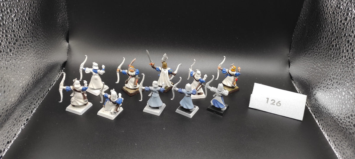 (10) Elven Archers Guard High Elves Warhammer Fantasy Miniatures -2359-